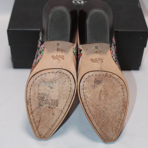 Coach Patchwork Bandit Leather Ankle Boot - Picture 10 of 16